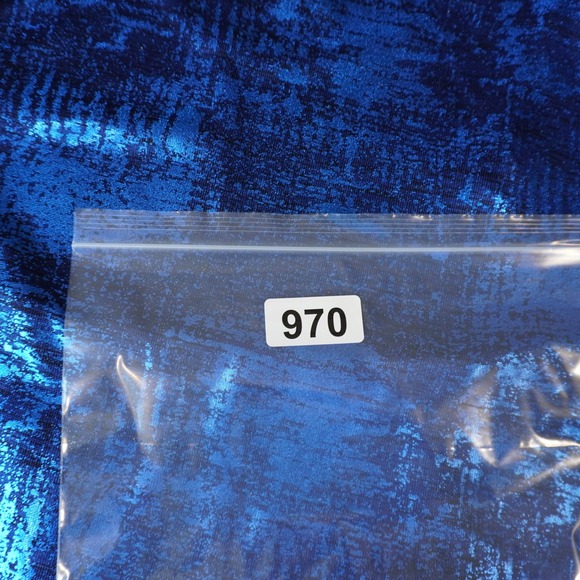 Ruby Rd. Petite Blue Metallic Jacket & Tank Top‎ Set Rhinestone Trim PM - Picture 8 of 8